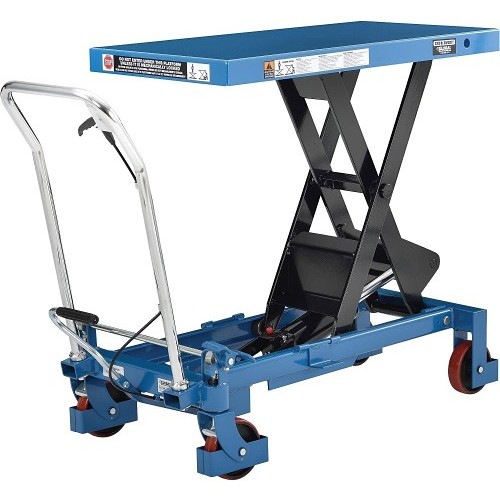 Sim Imports SCGL1002 Scissor Lift Table, 2200 lb, 40 in Platform Length, 20 in Platform Width